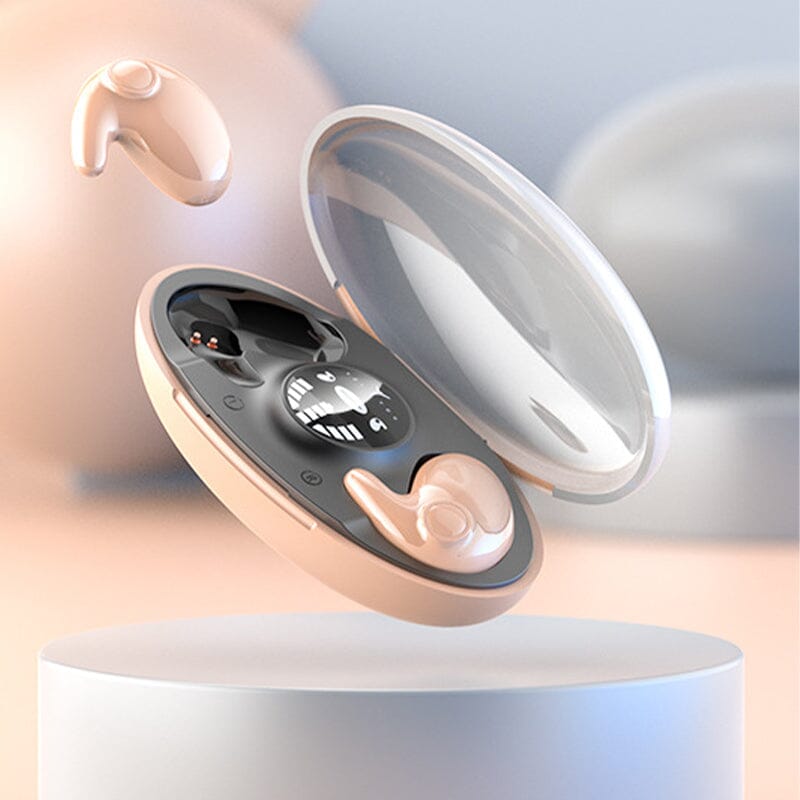 Wireless Earbuds for Sleeping, 1 cm and 0.08 oz Each | Flat Enough to Lie on Your Side | 24 Hours of Playtime, Bluetooth 5.3