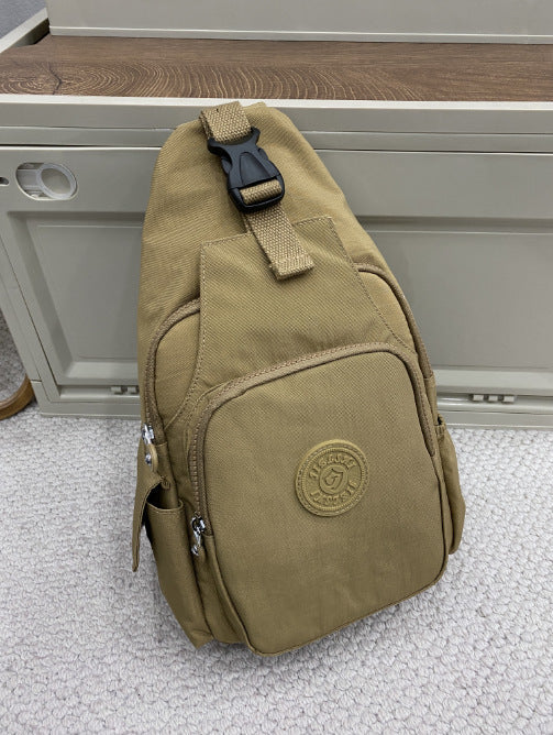 2 in 1 Travel Backpack for Women, Also Wearable as a Chest Sling | Zip Main Compartment, Front and Side Pockets | Nylon, 7 Colors