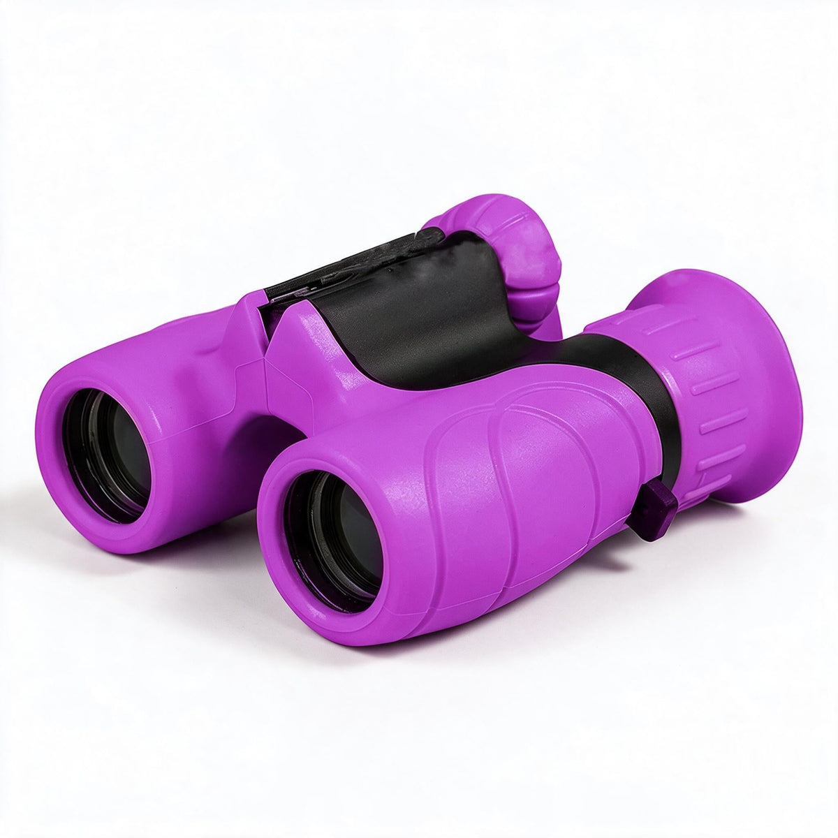 Kids Binoculars 8x21 with Compass and Magnifying Glass | Shockproof Rubber Grip, Central Focus Wheel | 3 Colors