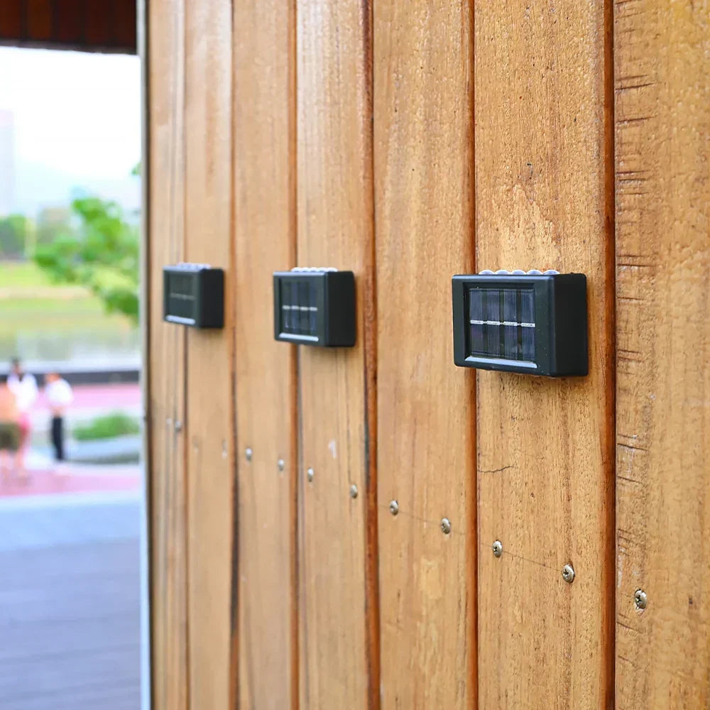 Solar Outdoor Wall Lamp with Motion Sensor | Up and Down Light for Walls, Doorways and Paths | Weatherproof, No Wiring