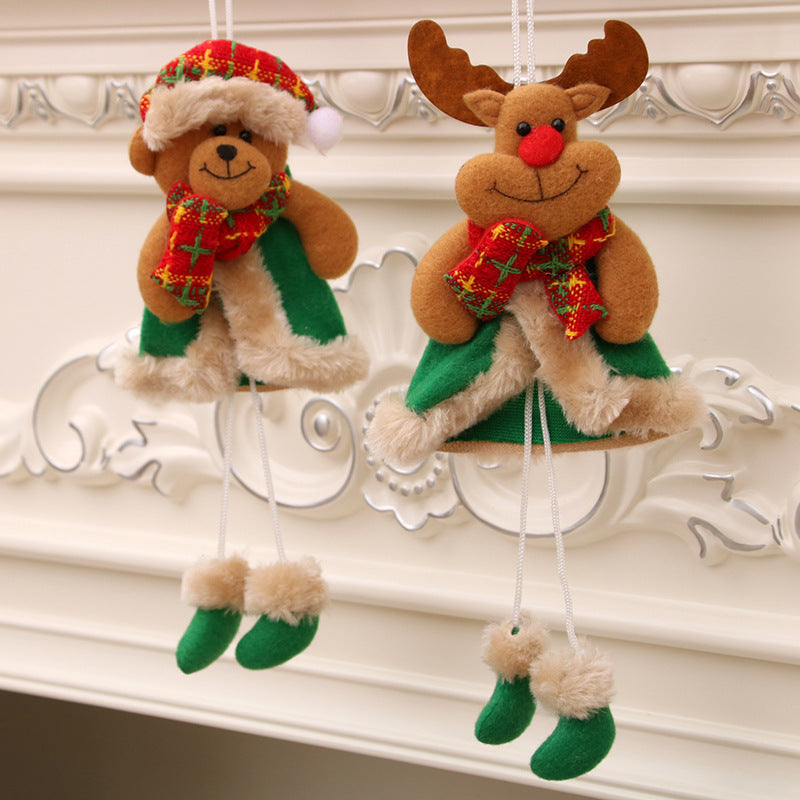 Plush Christmas Ornament Decoration with Hanging Loop