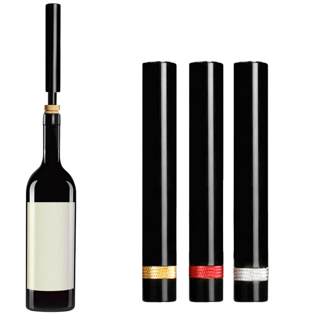 Air Pressure Wine Bottle Opener | Compact Manual Design | Removes Corks Cleanly Without Electricity