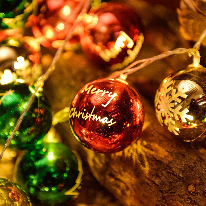 Christmas String Lights with LED Holiday Motif Shapes