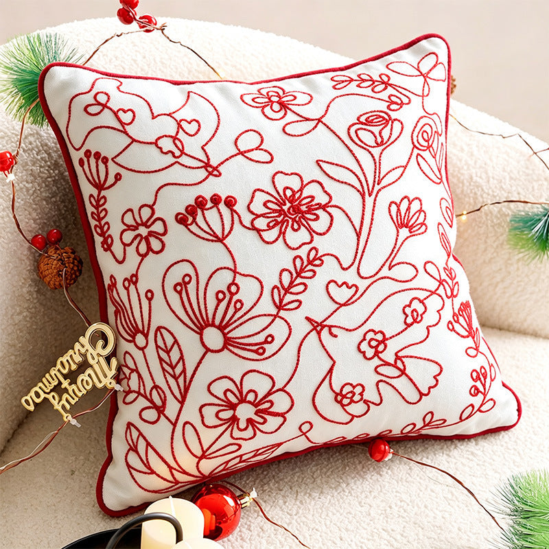 Christmas Throw Pillow Covers for Couch with Festive Designs