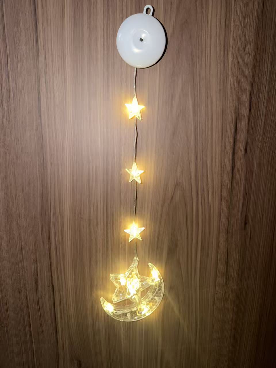 LED Christmas Window Lights with Suction Cup and Timer