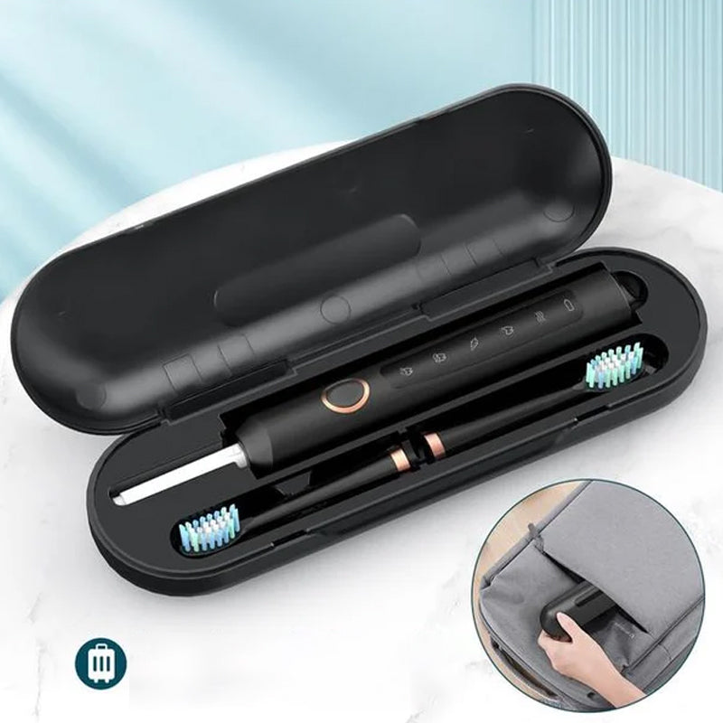 Electric Toothbrush with 40,000 VPM Sonic Motor | Two-Minute Timer and Three Intensity Levels | IPX7 Rated for Bath and Shower