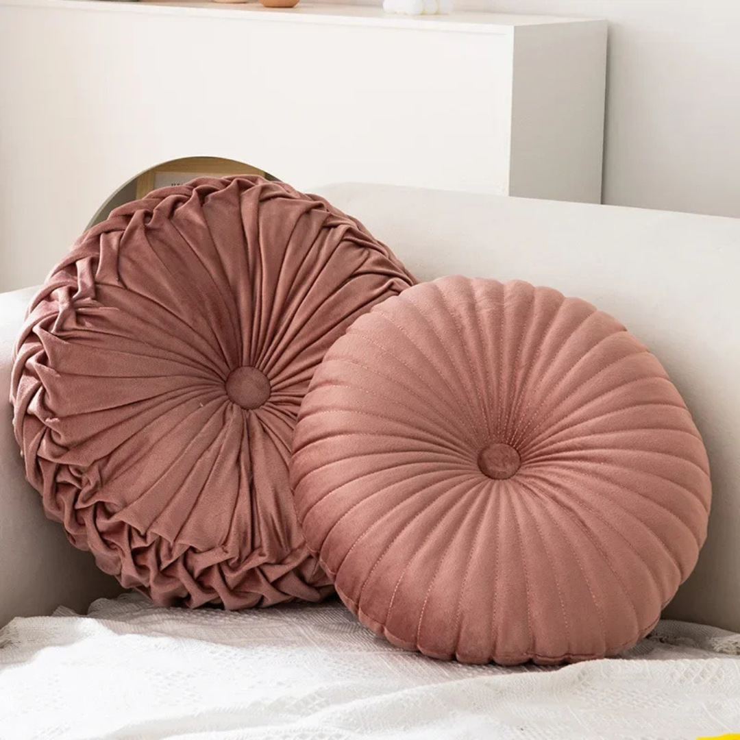 Plush Throw Pillow with Hidden Zipper | Soft Decorative Design | Easy Access to Filling for Sofas and Beds