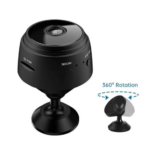 Mini Wireless Camera for RV Truck and Trailer | 150 Degree Lens with Magnetic Rotating Mount | Infrared Night Vision