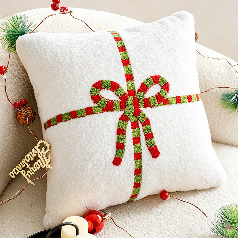 Christmas Throw Pillow Covers for Couch with Festive Designs