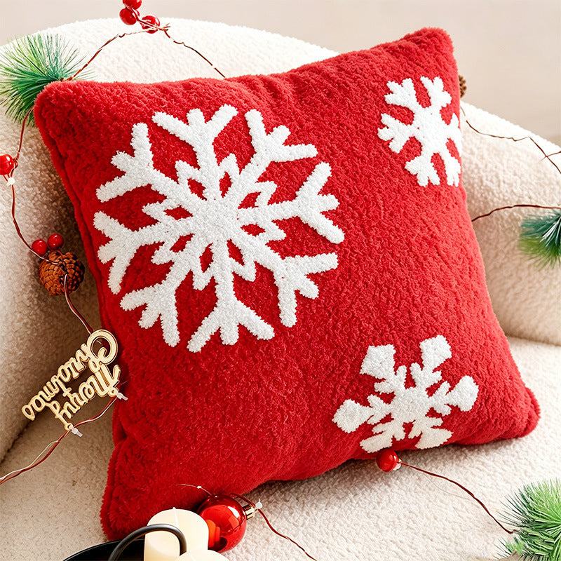 Christmas Throw Pillow Covers for Couch with Festive Designs