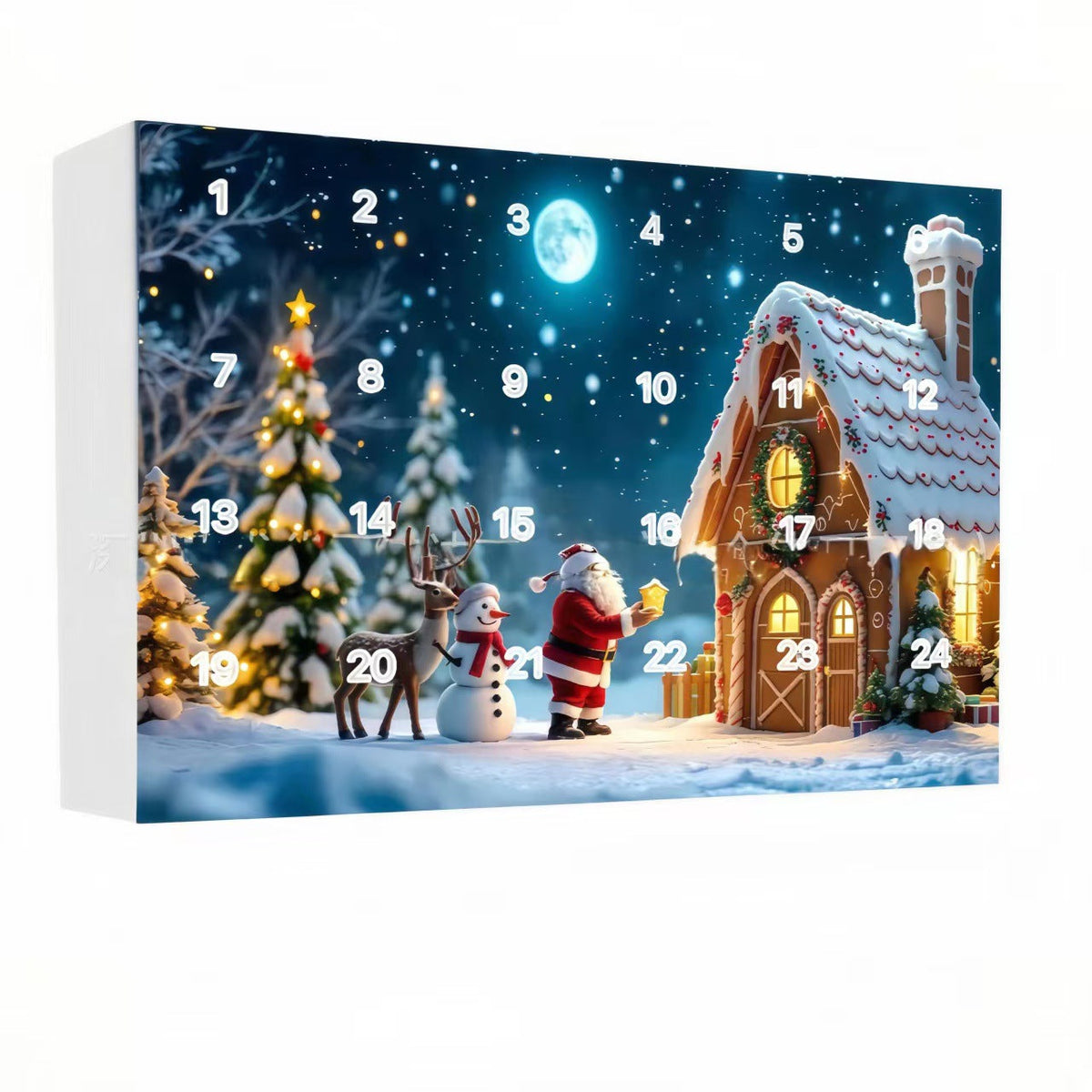 Christmas Gnome Advent Calendar with Plush Holiday Figures