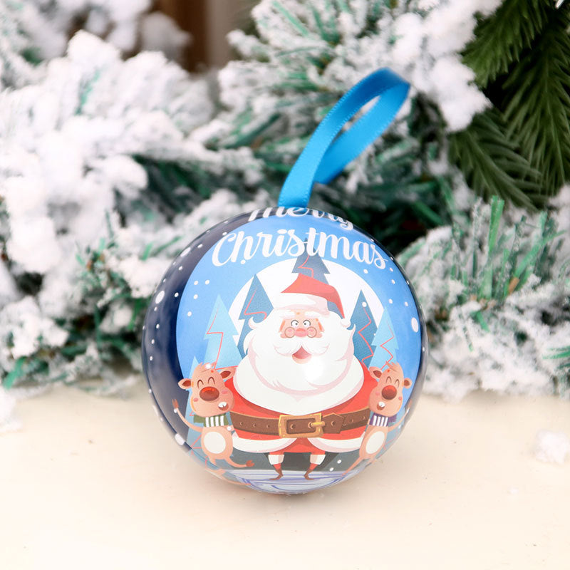 Christmas Tree Ornaments Santa and Reindeer Hanging Ball