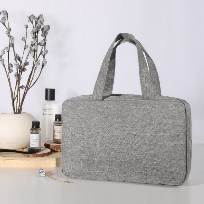 Cosmetic Organizer for Travel with Four Compartments | Padded, Water Resistant Shell | Packs Into a Suitcase or Backpack