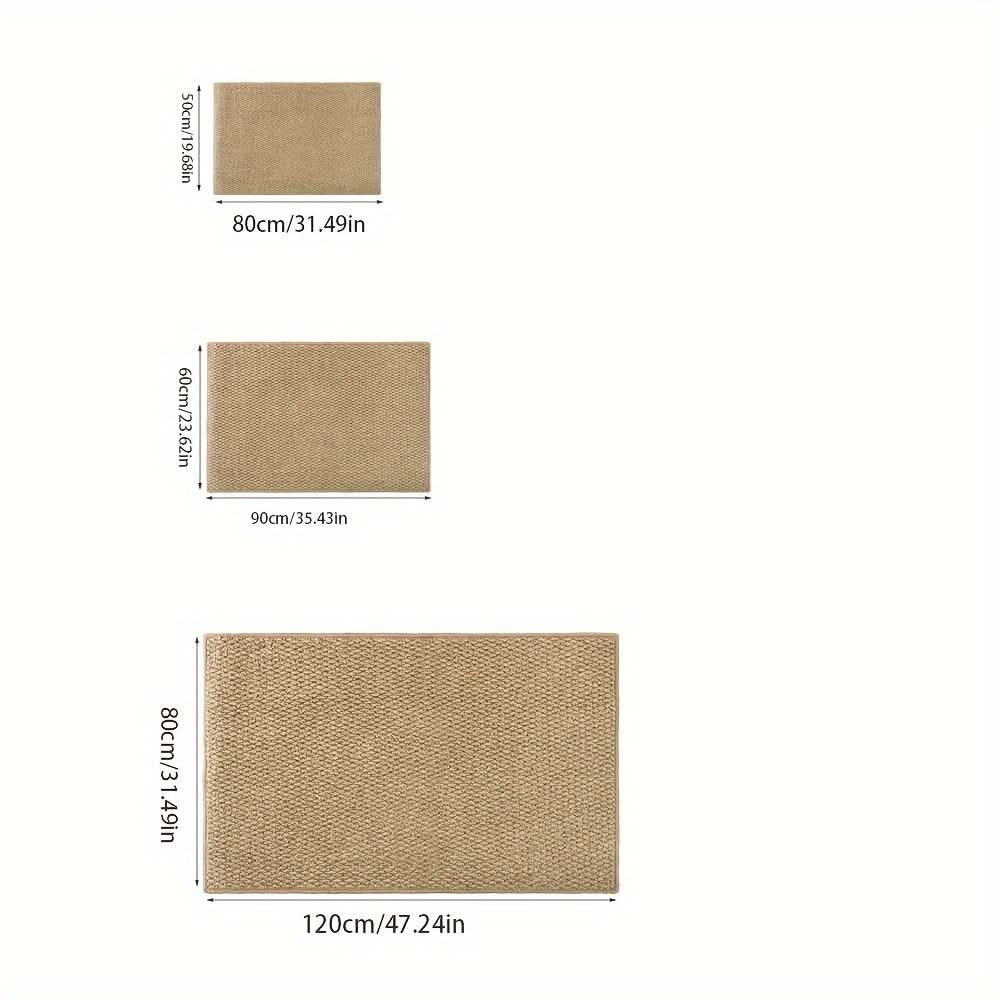 Absorbent Indoor Outdoor Door Mat | Washable with Non-Slip Backing | Low-Profile Design for Front Doors and Patios