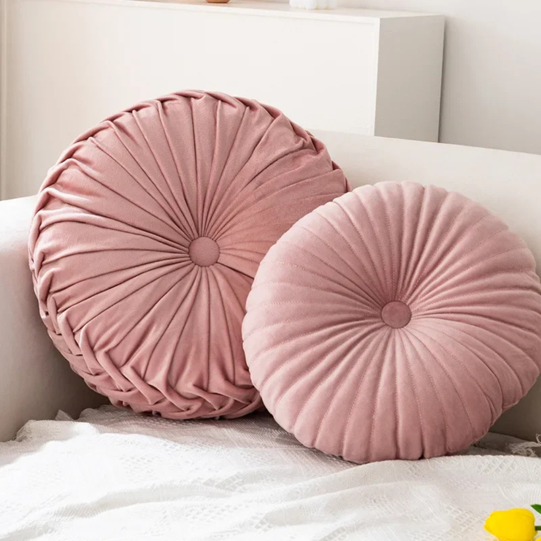 Plush Throw Pillow with Hidden Zipper | Soft Decorative Design | Easy Access to Filling for Sofas and Beds