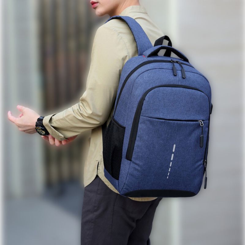 Waterproof Travel Backpack for Men with USB Charging Port | Ultralight Daypack for Work, School and Trips