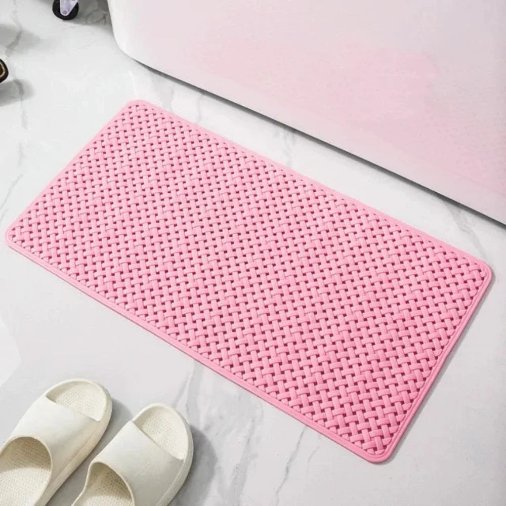 Non-Slip Shower Mat with Grip Design | Extra Traction on Wet Surfaces | Easy to Position and Remove