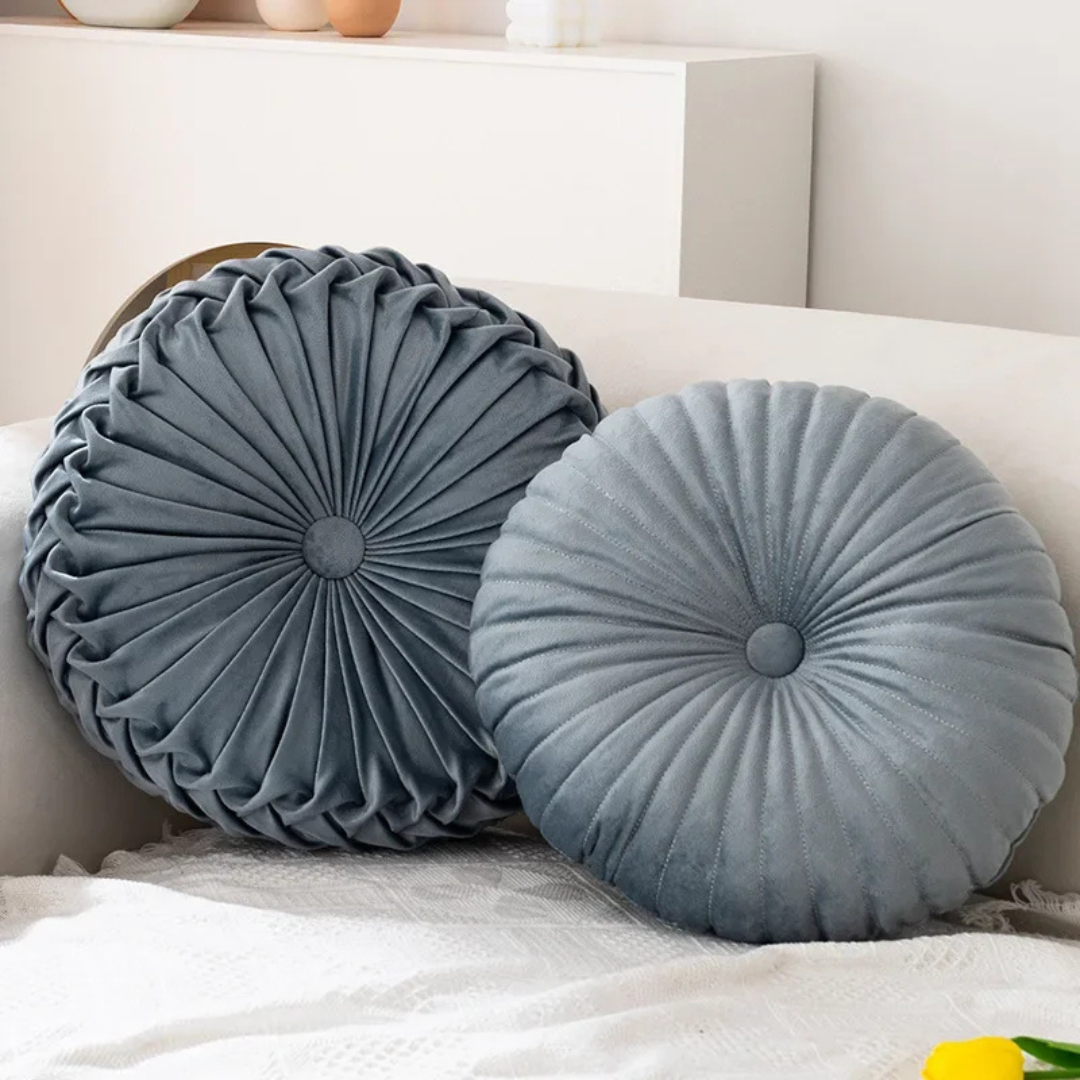 Plush Throw Pillow with Hidden Zipper | Soft Decorative Design | Easy Access to Filling for Sofas and Beds