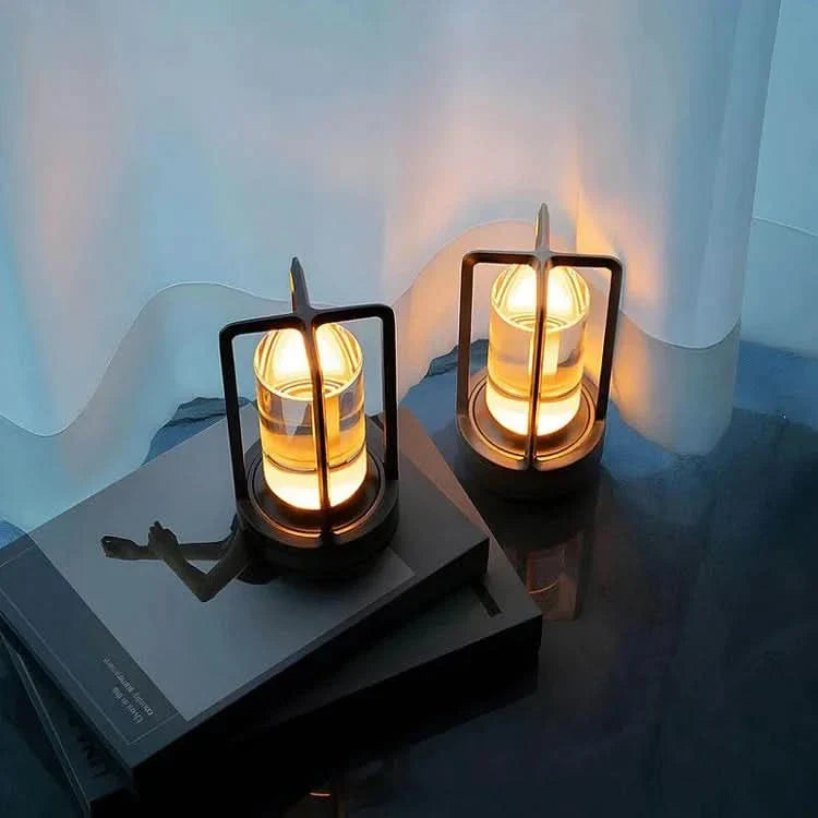 Rechargeable Crystal Table Lamp | Wireless, Cable-Free Design | Soft Diffused Glow for Any Tabletop