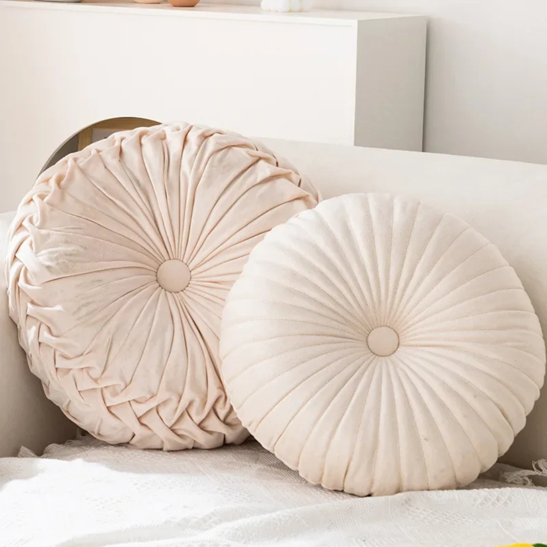 Plush Throw Pillow with Hidden Zipper | Soft Decorative Design | Easy Access to Filling for Sofas and Beds