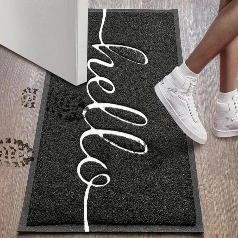 Hello Doormat for Entryway Floors | Simple Printed Greeting | A Welcoming Addition to Any Front Door
