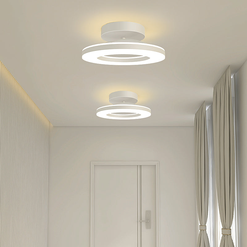 Modern LED Ceiling Light | 3 Sizes and 3 Finishes Available | Flush Mount with Cool, Warm, or 3-Color Switch