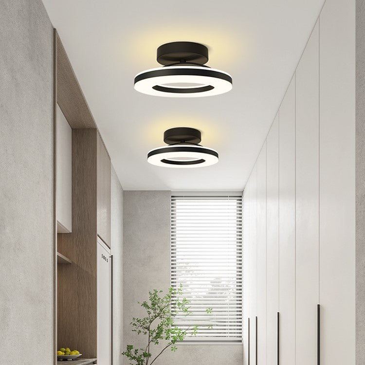 Modern LED Ceiling Light | 3 Sizes and 3 Finishes Available | Flush Mount with Cool, Warm, or 3-Color Switch