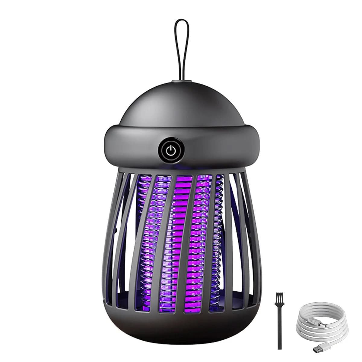 UV Mosquito Killer with 3000V Electric Grid | Rechargeable, Chemical-Free | Quiet Indoor &amp; Outdoor Protection