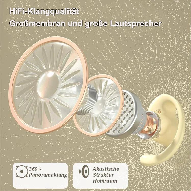 Open-Ear Wireless Earbuds with Flexible Hook | IPX7 Waterproof, Dual-Mic ENC for Clear Calls | 3 Colors