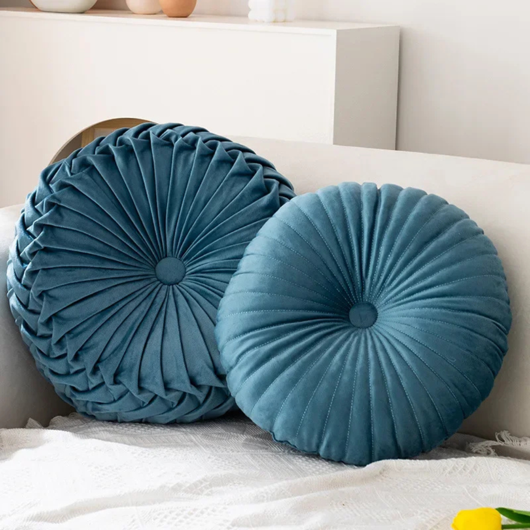 Plush Throw Pillow with Hidden Zipper | Soft Decorative Design | Easy Access to Filling for Sofas and Beds