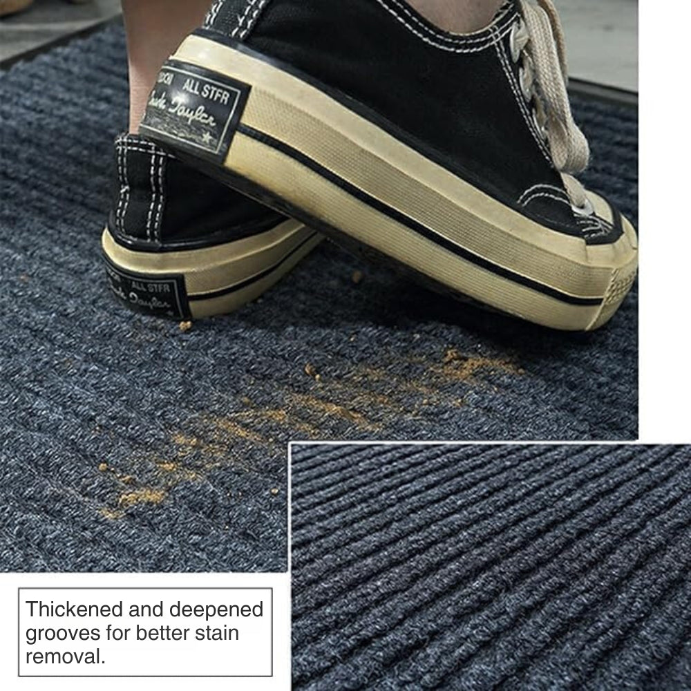 Striped Door Mat for Entryway Floors | Durable for Regular Foot Traffic | Defines Any Entrance Space