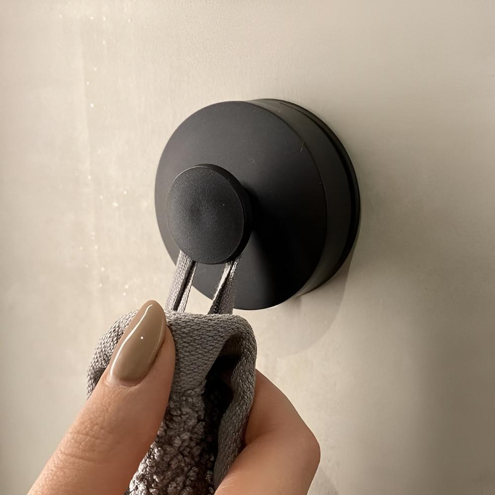Shower Hooks with Grip Lock Design | Compact, Space-Saving Size | Organizes Loofahs and Bathroom Accessories