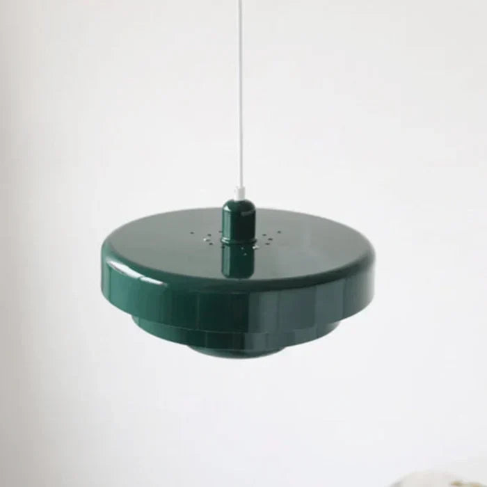 Multi-Layer Metal Pendant Light Ceiling Fixture | Nordic Vintage Shade That Spreads a Glare-Free Glow | White