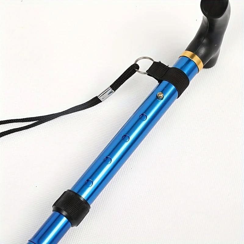 Telescopic Folding Walking Stick | Adjustable, Lightweight Design | Compact Support for Daily Walks and Hikes