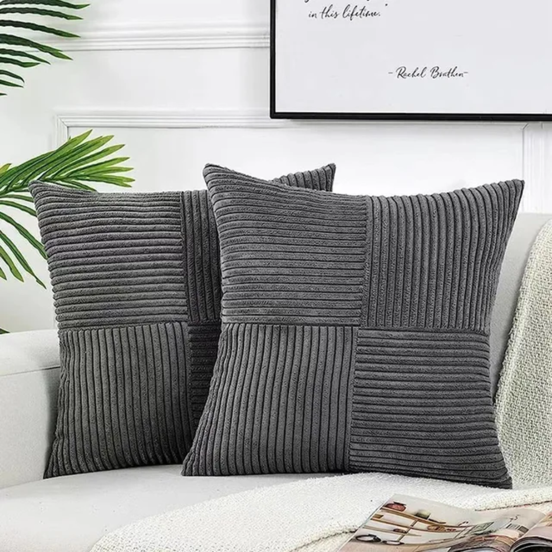 Plush Throw Pillow with Hidden Zipper Closure | Complete Cushion Design | Comfortable Accent for Any Room