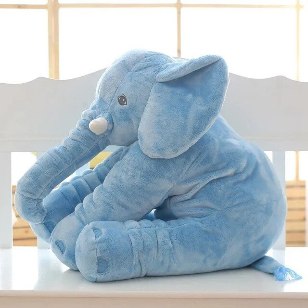 Plush Elephant Cushion with Soft Filled Interior | Lightweight Design | Decorative Pillow for Sofas, Beds, and Chairs