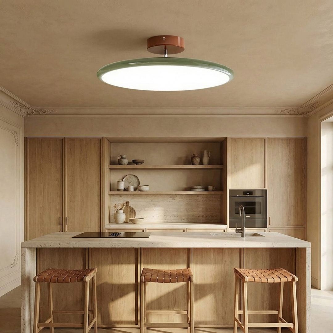 Modern Acrylic LED Ceiling Light | Circular Flush Mount Design | Even, Glare-Free Illumination for Any Room