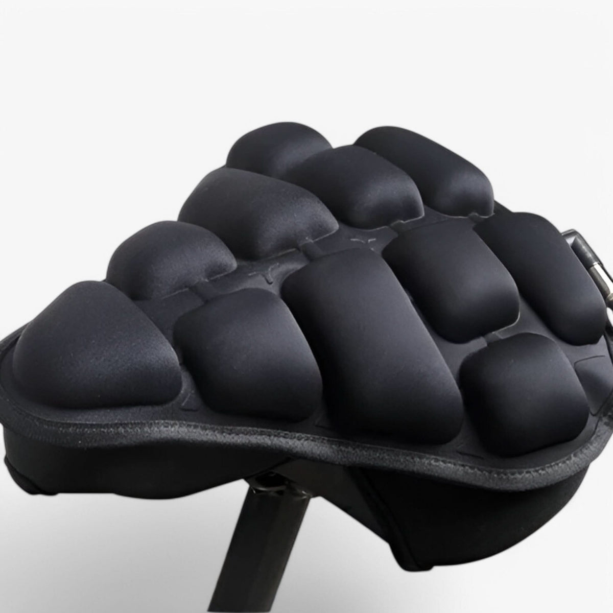 Shock-Absorbing Bike Saddle Cover | Adjustable, Breathable Fit | Upgrades Comfort Without Replacing Your Seat