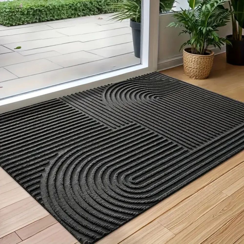 Thread Door Mat with Textured Surface | Durable for Daily Foot Traffic | Defines Any Entryway Floor Space