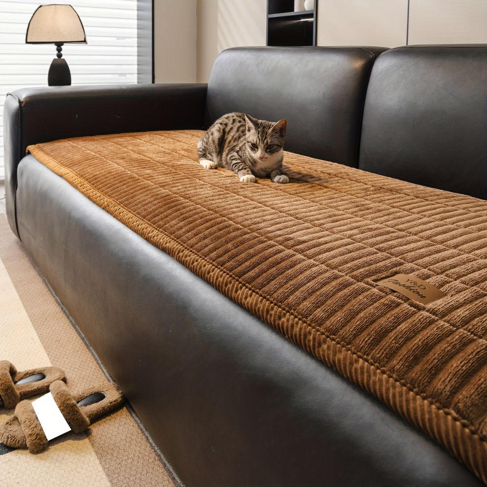 Quilted Sofa Cushion Cover Protector | Removable, Easy-to-Fit Design | Guards Against Everyday Wear