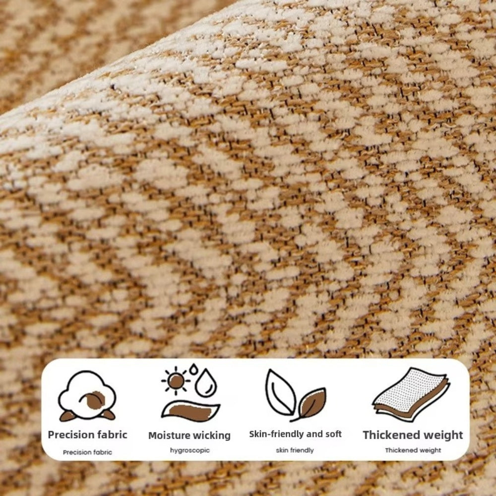 Wave Pattern Sofa Cover with Anti-Slip Backing | Stays Securely in Place | Decorative Protection for Any Sofa