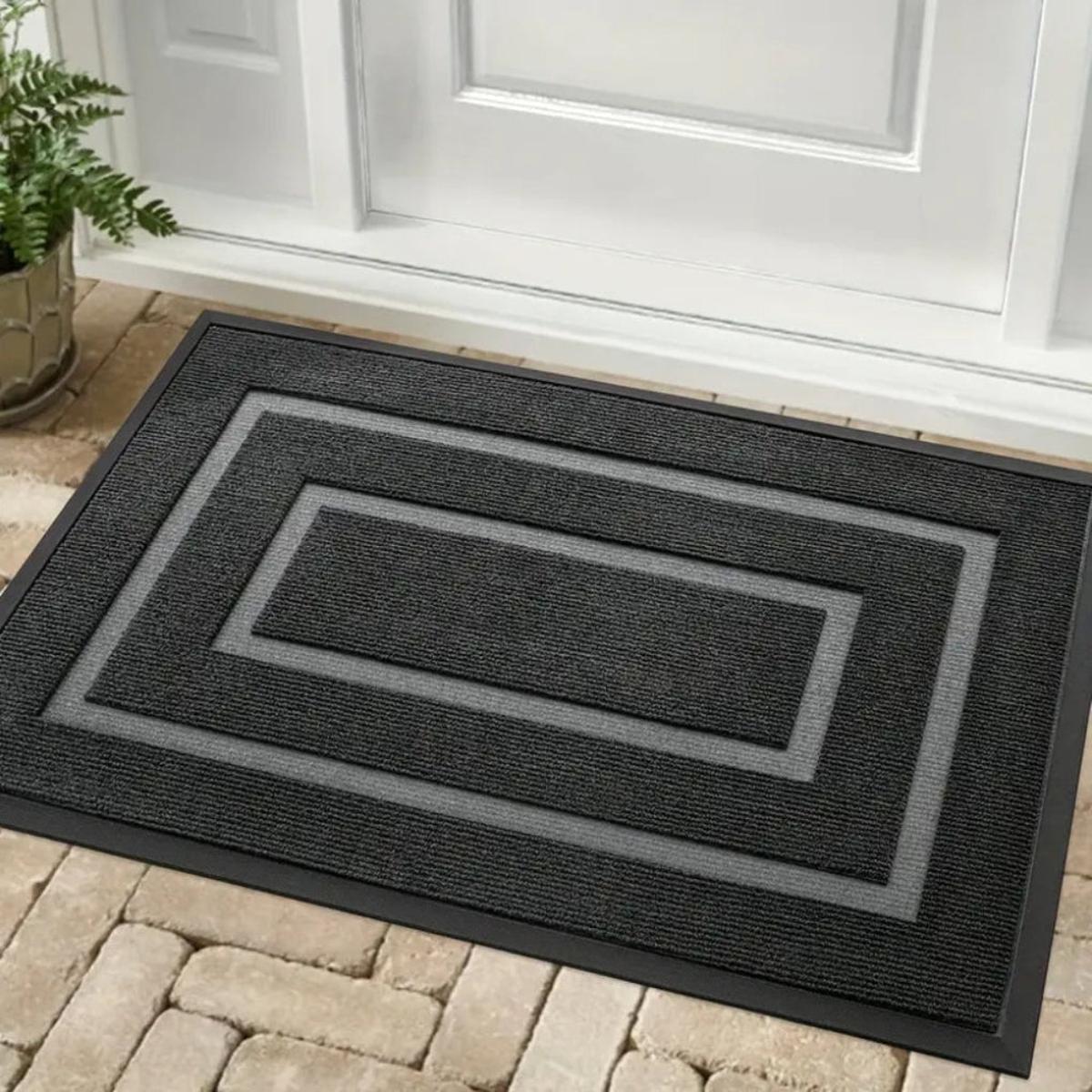Waterproof Rubber Doormat with Non-Slip Backing