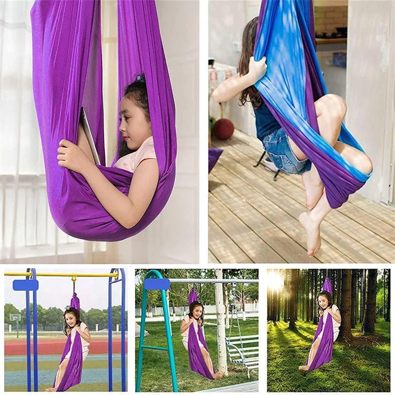 Kids Hammock Available in 5 Colors | Durable Indoor and Outdoor Design | A Cozy Spot to Relax, Read, or Swing at Home