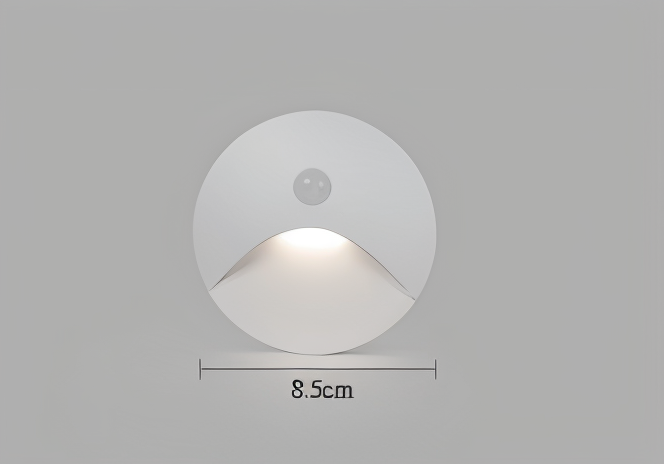 LED Wall Sconce for Stairs, Hallways and Entrances | Weatherproof IP65 Step Light in Square or Round, 3 W
