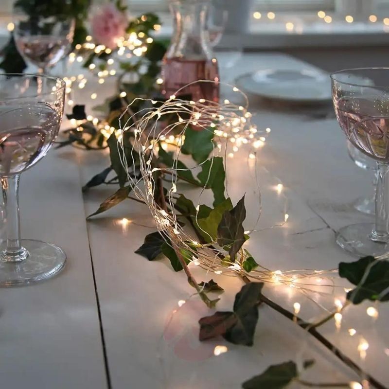 LED String Fairy Lights with 100 to 500 Bulbs | Four Lengths from 33 to 164 Feet | Warm White, Pink or Multicolor