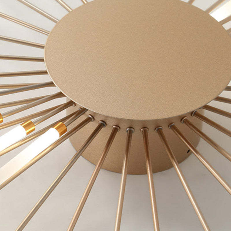 Fireworks-Style LED Ceiling Light | Multi-Arm Radiating Design | Available in Black or Gold Finishes