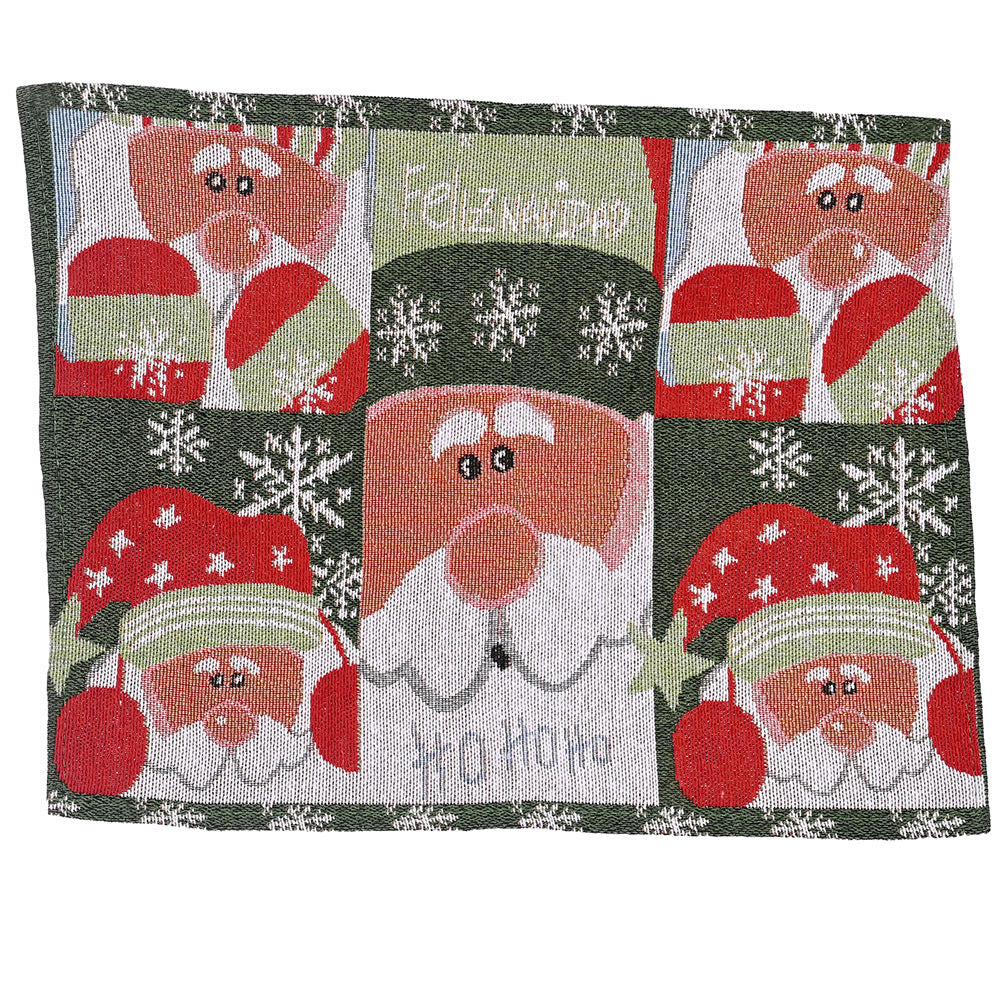 Christmas Table Runner Style Embroidered Holiday Placemats