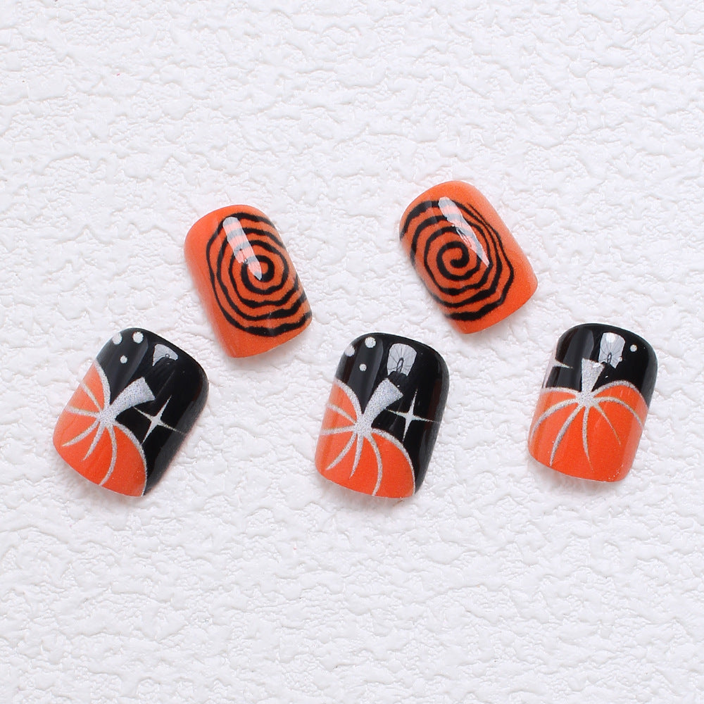 Halloween Press-On Nails | Available in Jelly, Kleber | Glue-Free Application in Minutes for Parties and Nights Out