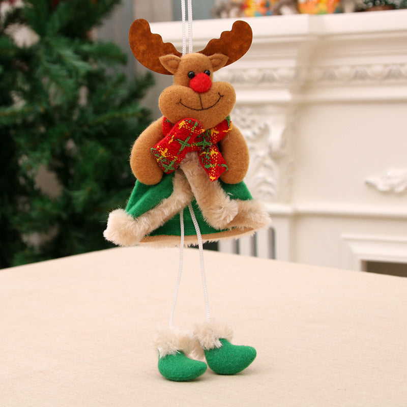 Plush Christmas Ornament Decoration with Hanging Loop