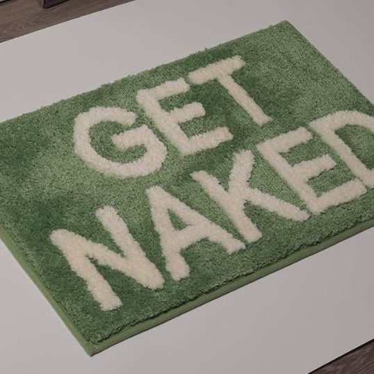 Bath Mat with a Tufted Surface and a Non-Slip Back | Absorbent Underfoot, Machine Washable | 14 Designs to Pick From